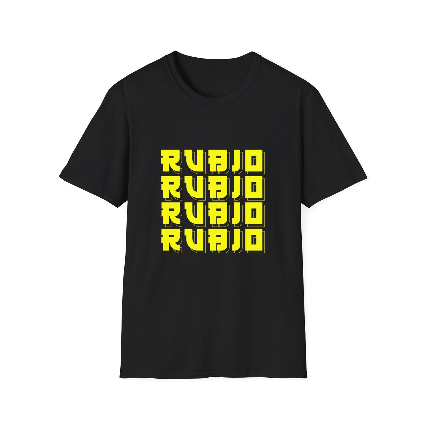Rubio Logo Black/Yellow Tee