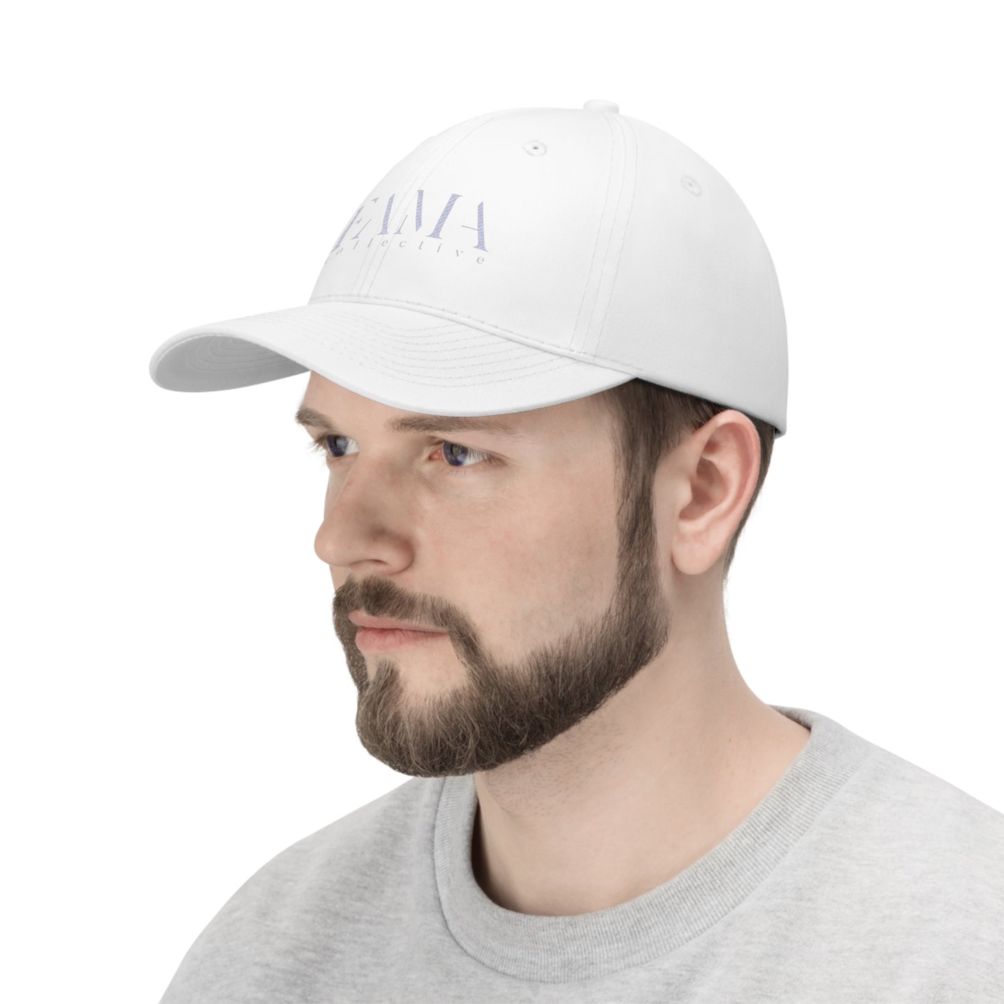FAMA Collective All White Twill Hat