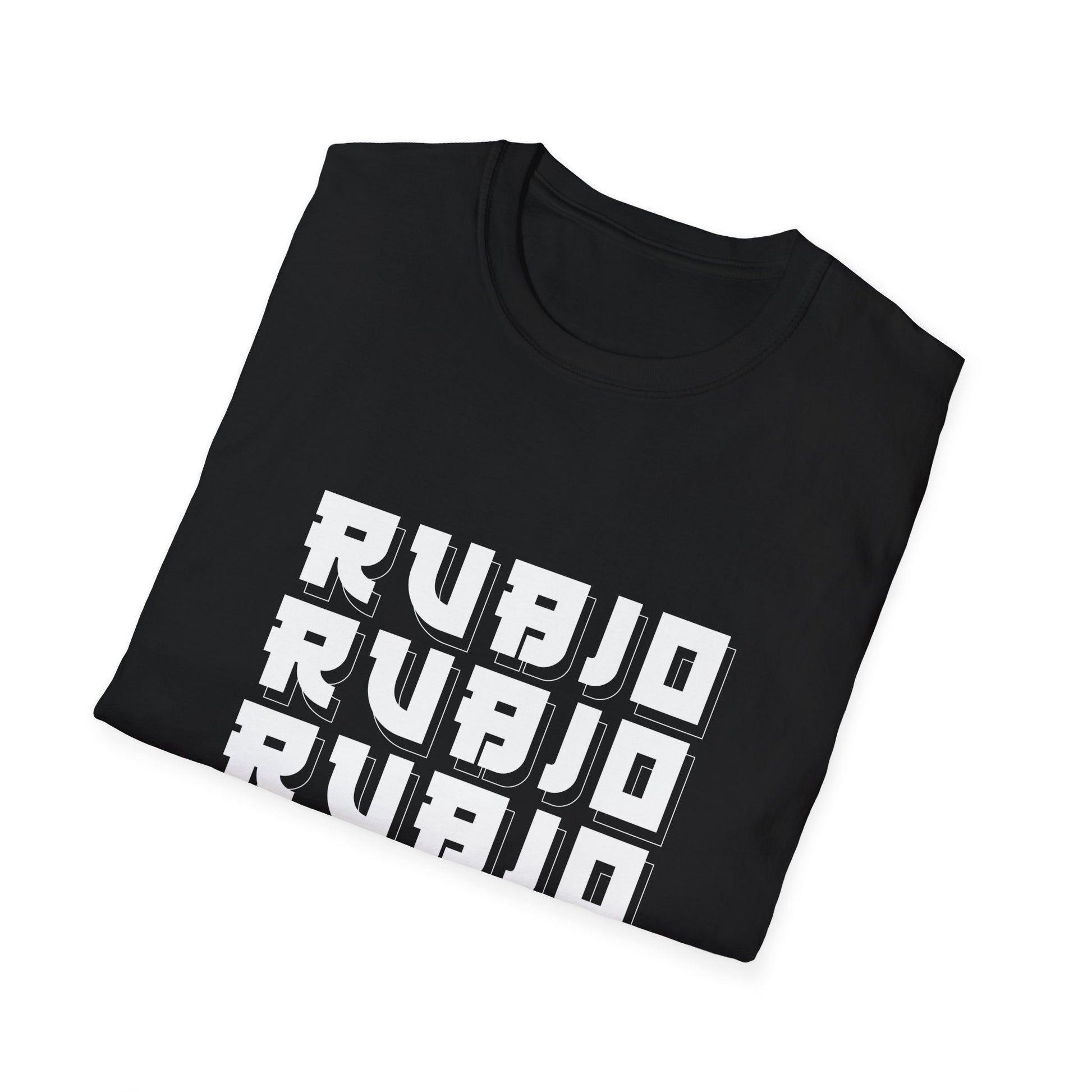Rubio Logo Black/White Tee – FAMA Collective