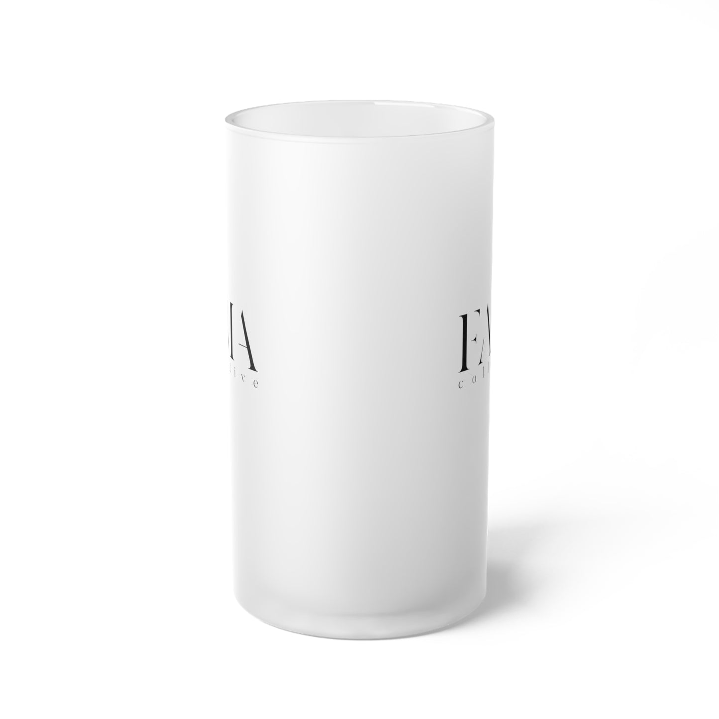 FAMA Collective Frosted Glass Beer Mug