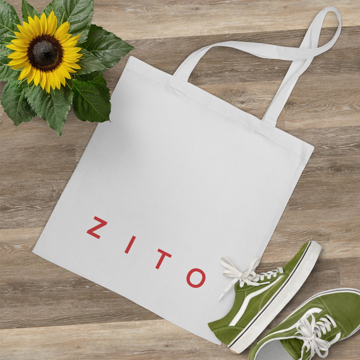 Zito Logo Red/White Tote Bag