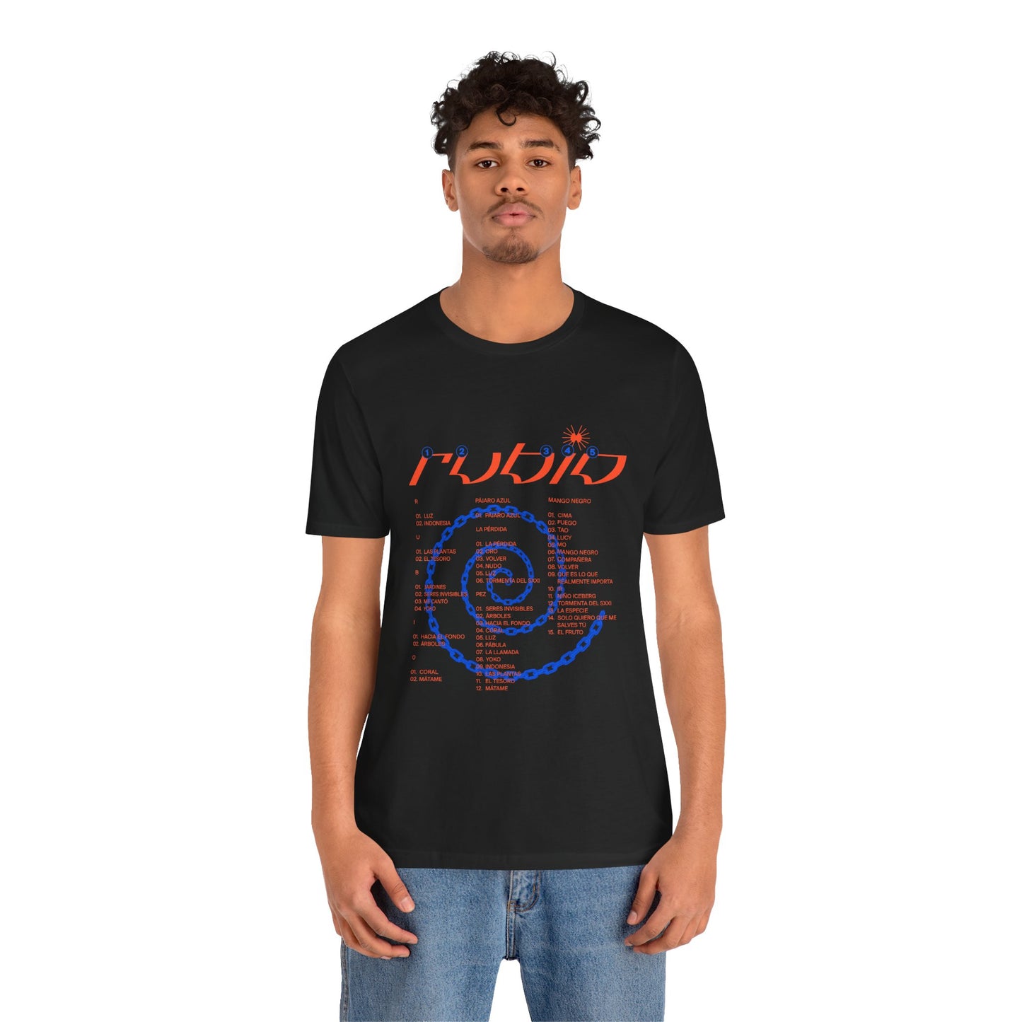 Rubio Albums & Tracks Black Tee