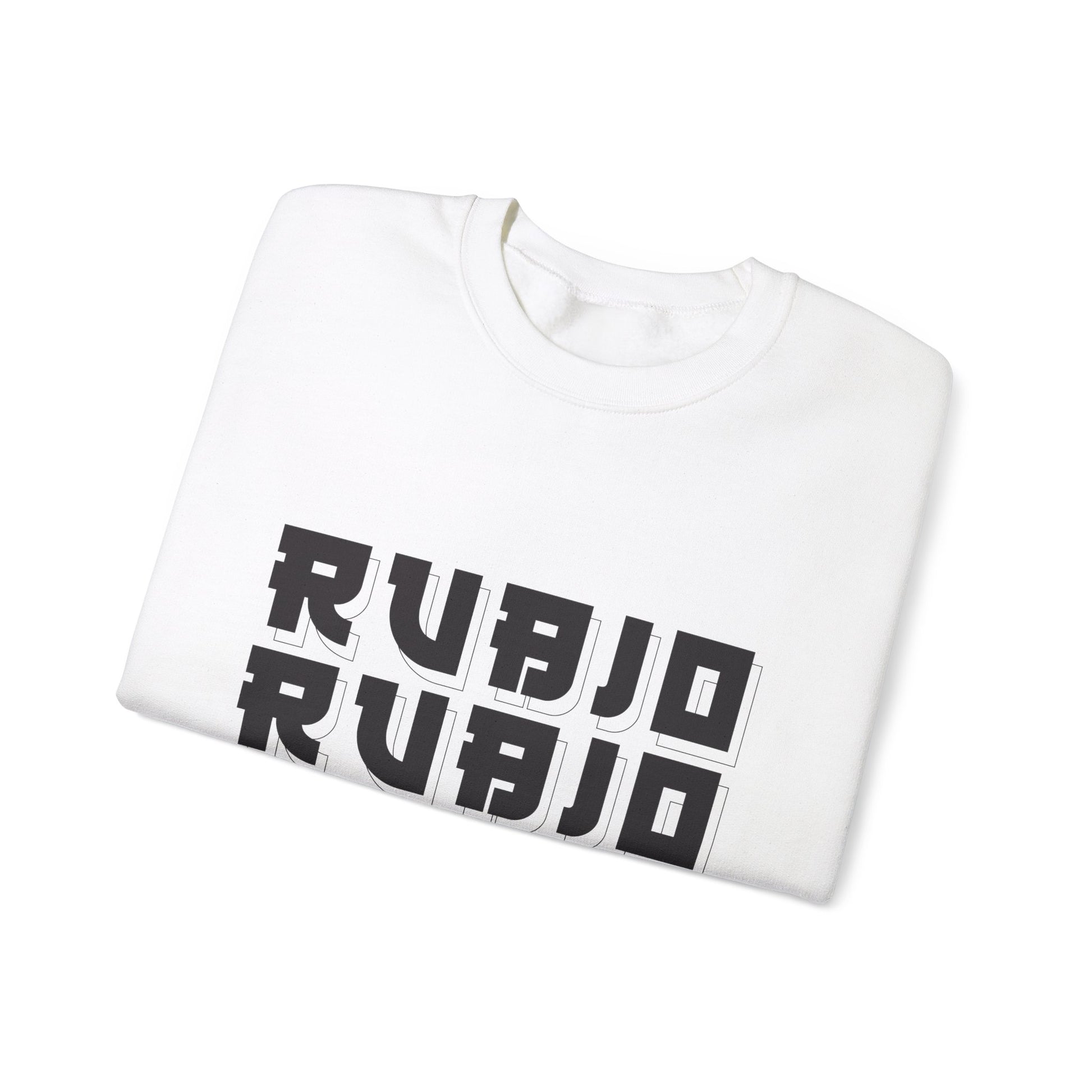 Rubio Logo White Sweater – FAMA Collective